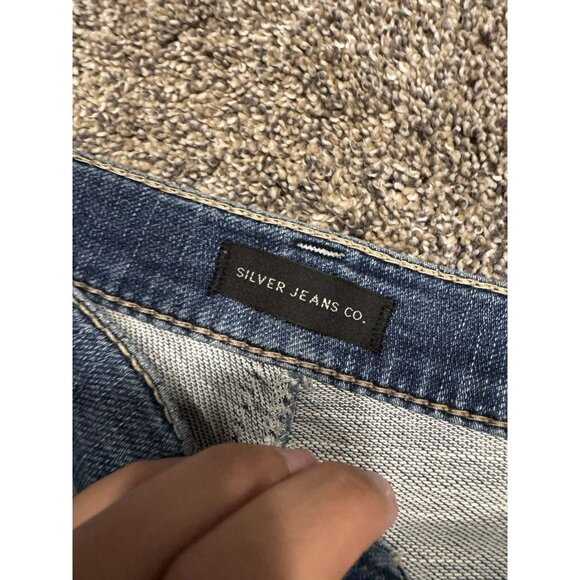 Silver Jeans Hunter Blue Wash Denim 38x33 - Picture 3 of 6